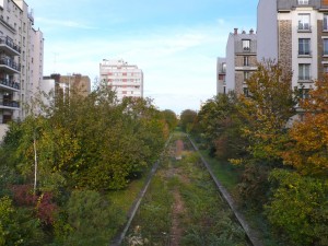 Dans le 12e, les immeubles de logement sont très proche de la petite ceinture. @Pierre-Clément Julien