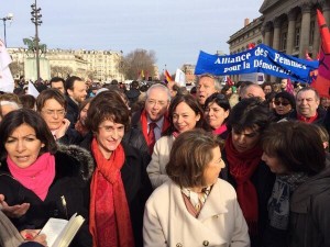 Manifestation pour le droit à l'IVG en Espagne et partout en Europe. 