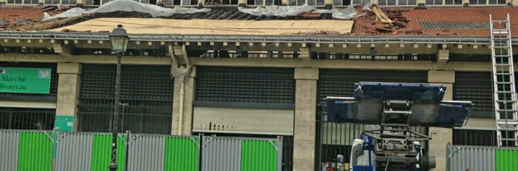 Après l’incendie, réouverture de la halle Beauvau du marché d’Aligre le 1er octobre