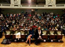 Dictée francophone en Sorbonne pour des écoliers de Paris